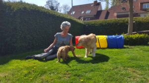 Erste Erkundung im Garten